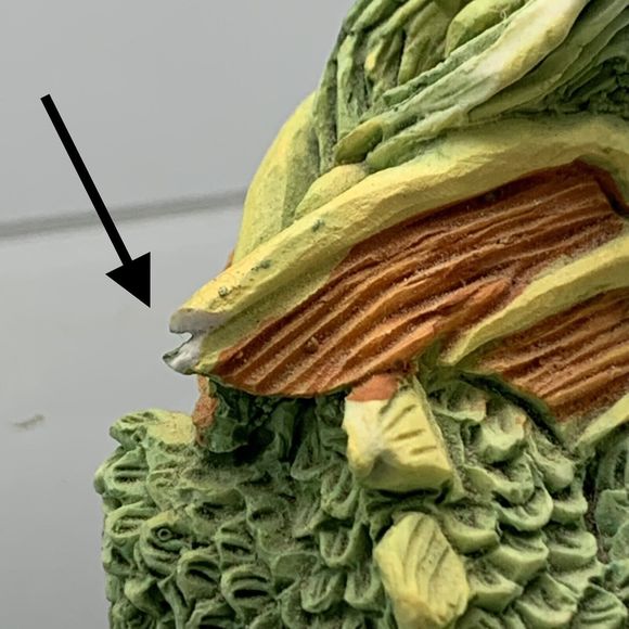 Vintage 1993 Stone Critter Littles Green Dragon SCL 003 Made in the USA Fantasy - Picture 13 of 14